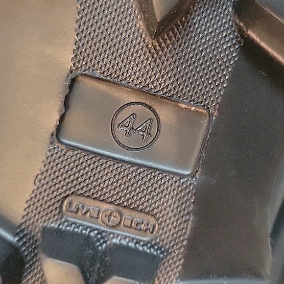 NEW ALL SAINTS Size US 11 / EU 44 Black Isaac Leather Lug Sole Combat Boots - Picture 5 of 11